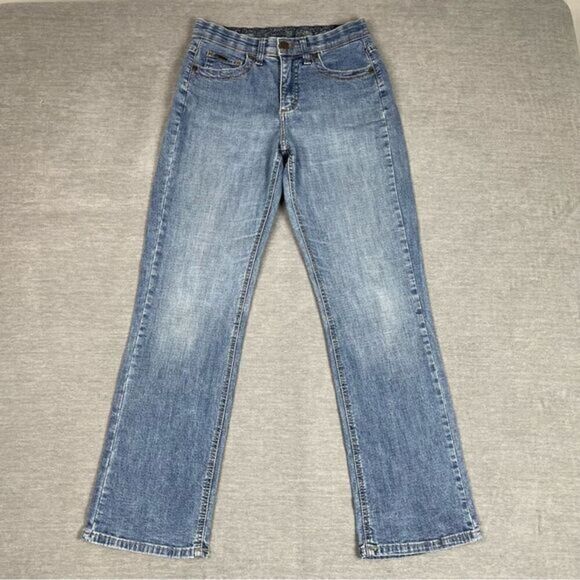 Lee Comfort Waist Straight Leg Denim Jeans Women’s Size 6 Short - Picture 1 of 11